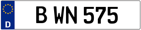 Truck License Plate